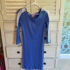 Lilly Pulitzer Marlowe Dress - Beckon Blue Breeze Stripe